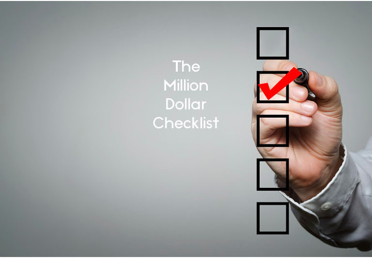 The Million Dollar Checklist